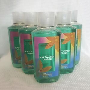 BBW SALTWATER BREEZE SHOWER GELS X5